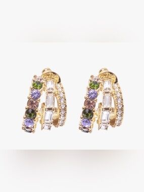 Olive & Piper Gold Cassia Hoop Earrings